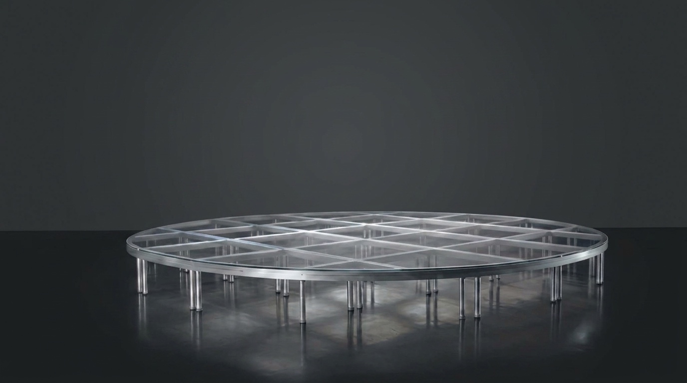 Tarima circular Stage Pro — serie de estudio