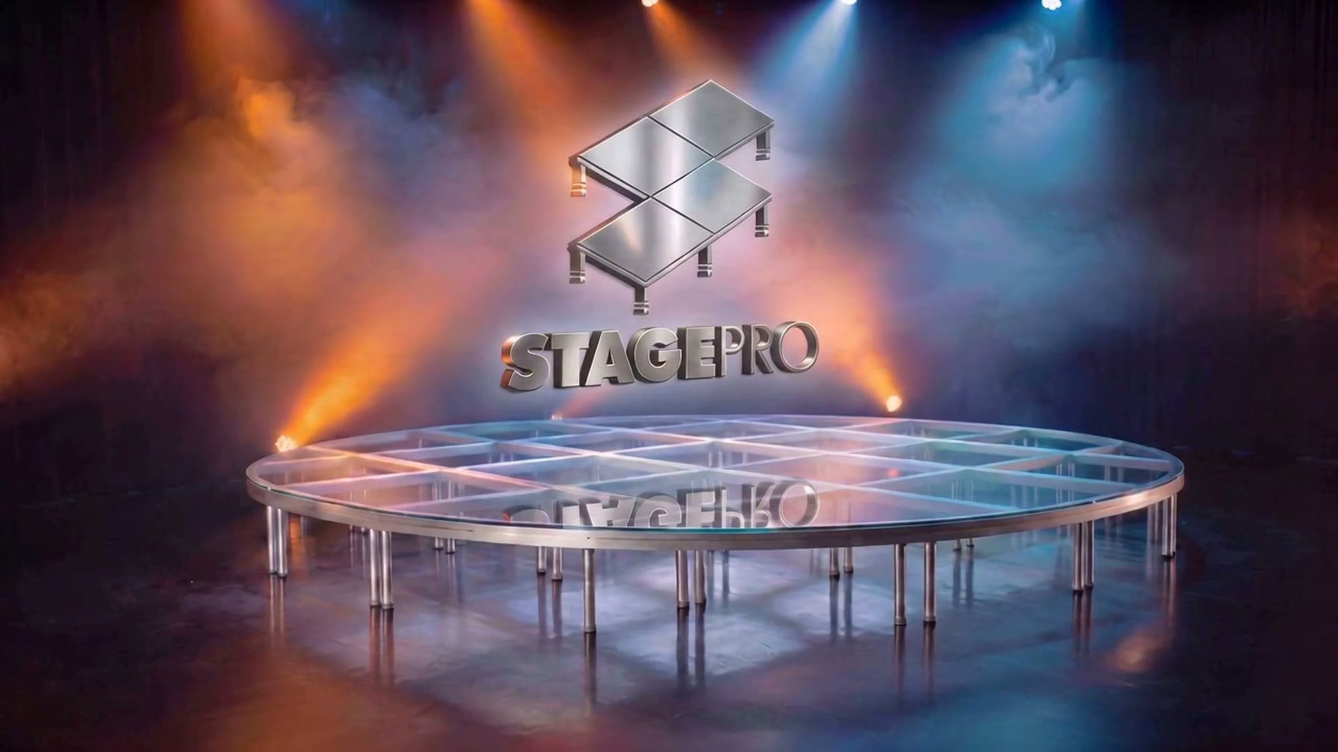 Tarima circular Stage Pro — serie de estudio